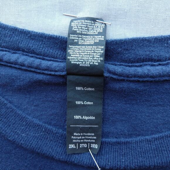 No Photography Please Tee Men's 2XL dark blue 100% cotton retro camera unisex - Picture 7 of 8